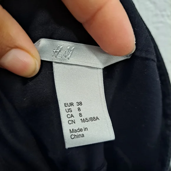 H&M Black Button-Up Dress - Picture 2 of 3
